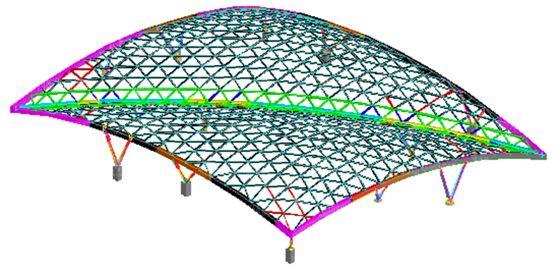 ETFE膜結構優質結構獎|橫琴中拉經貿園區ETFE天幕膜結構項目