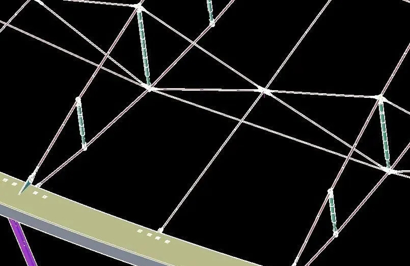 援建柬埔寨體育場 索網張拉圓滿完成
