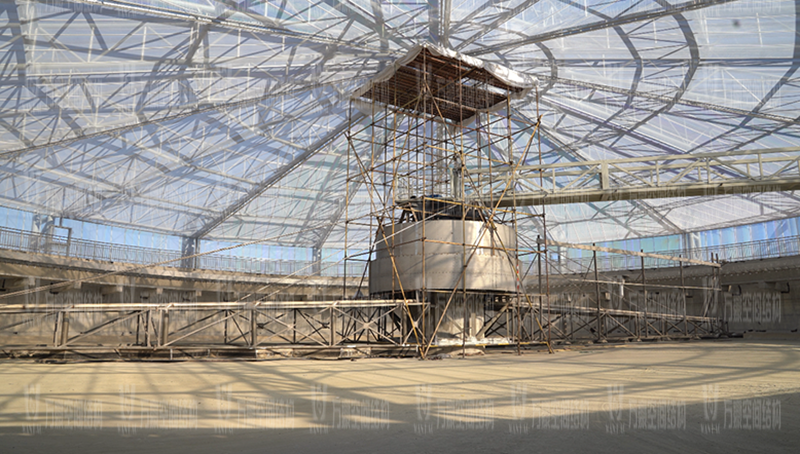 格爾木工業園昆侖工業區工業污水廠污水池保溫膜結構工程