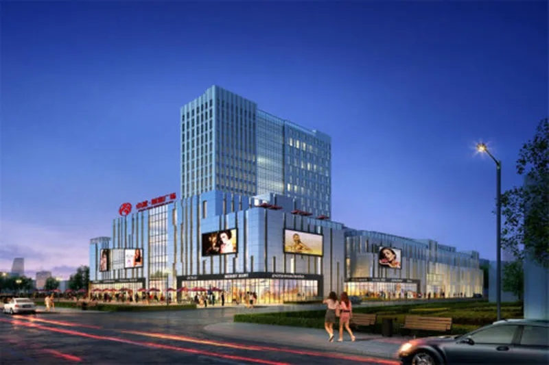 新泰卓越·財富廣場膜結構項目竣工 新泰卓越·財富廣場膜結構項目竣工