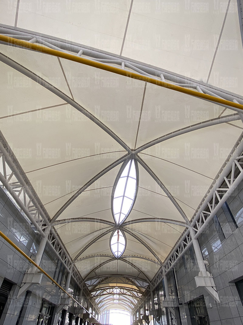 新泰卓越·財富廣場膜結構項目竣工 新泰卓越·財富廣場膜結構項目竣工