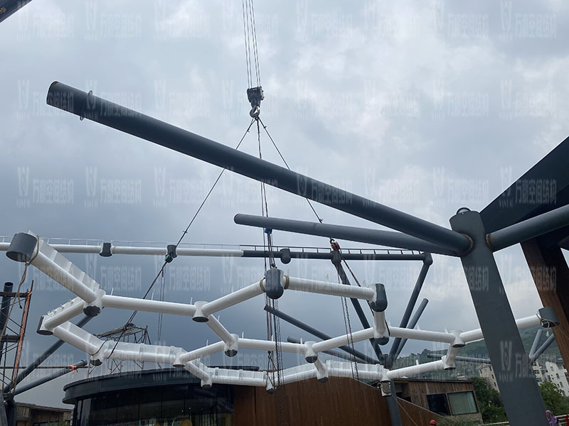 萬豪2021第8標-樂清鐵定溜溜樂園ETFE天幕及PTFE景觀傘膜結構工程