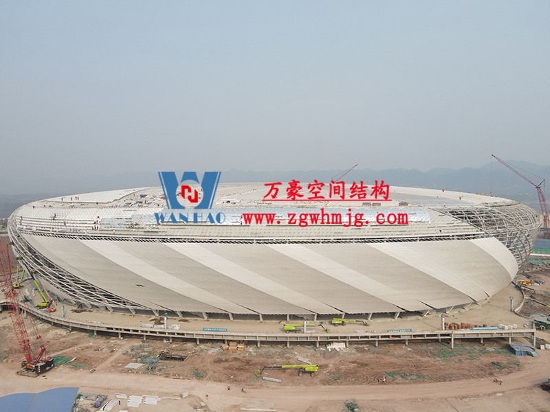 2023年亞洲杯主辦場地重慶龍興足球場項目ETFE屋面膜結構工程
