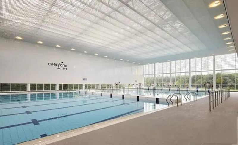 泳池ETFE膜結構丨室內泳池的ETFE透明屋頂