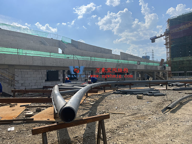 龍泉市體育場(chǎng)鋼膜結(jié)構(gòu)工程完工 龍泉市體育場(chǎng)鋼膜結(jié)構(gòu)工程完工