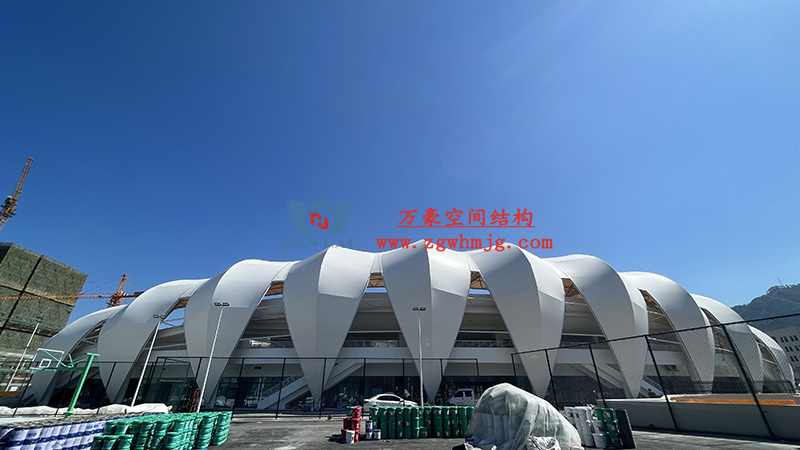龍泉市體育場(chǎng)鋼膜結(jié)構(gòu)工程完工 龍泉市體育場(chǎng)鋼膜結(jié)構(gòu)工程完工