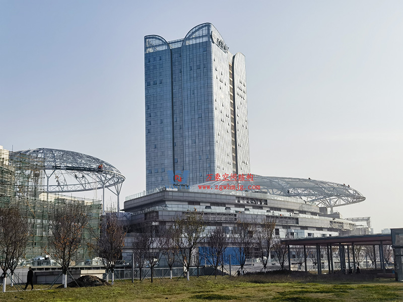明宇廣場6號地塊商業（萬達廣場）改造項目鋼膜結構ETFE蓋頂天幕工程