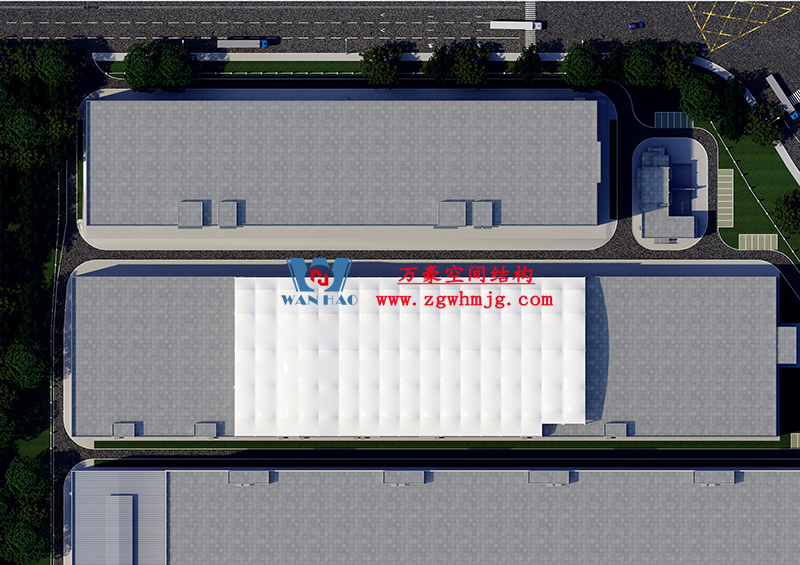 萬(wàn)豪2023第2標(biāo)-浙江真愛(ài)毯業(yè)科技有限公司廠房三屋面膜結(jié)構(gòu)工程
