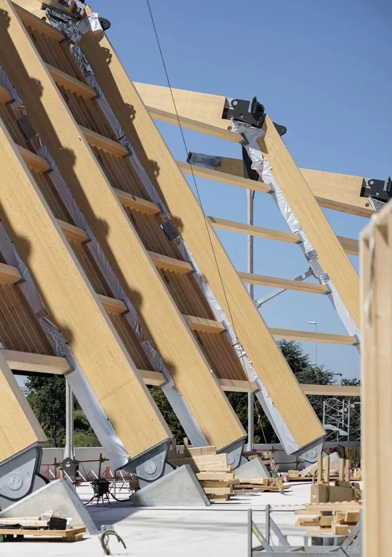 【木制勁性懸索結構】2024巴黎奧運會水上運動中心 【木制勁性懸索結構】2024巴黎奧運會水上運動中心