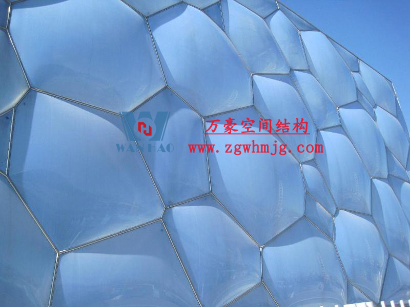 ETFE膜結構的光線控制 ETFE膜結構的光線控制