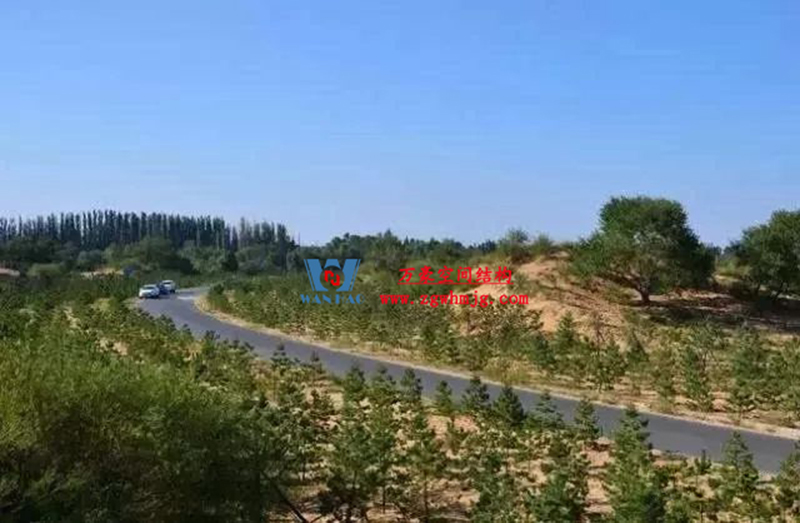 芳菲四月，共鑒美好！陜西定邊馬蓮灘沙漠公園鋼膜結(jié)構(gòu)工程最新進(jìn)展播報(bào)