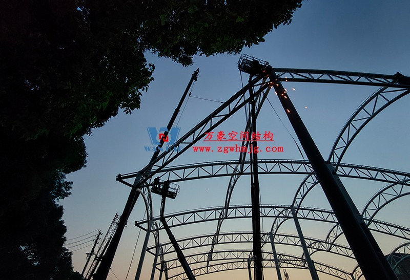 國網江西省電力有限公司培訓中心實訓基地改造膜結構項目最新施工進度 國網江西省電力有限公司培訓中心實訓基地改造膜結構項目最新施工進度