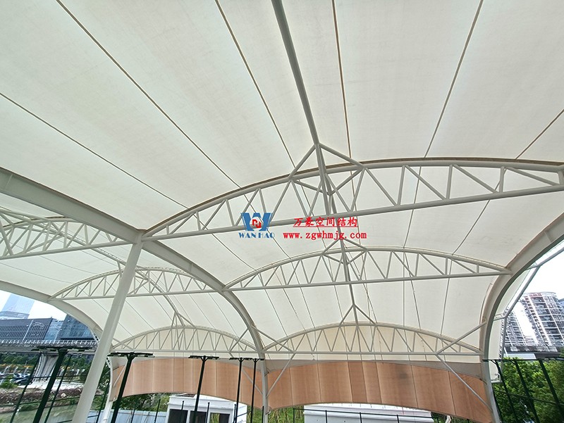 溫州惠民路西側綠地球場PTFE膜結構項目