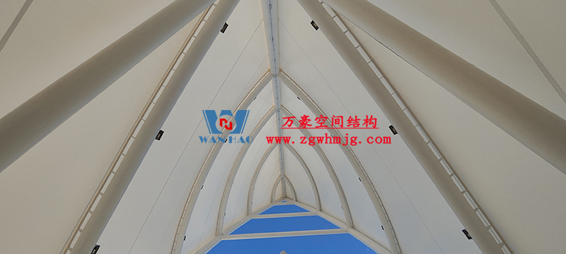 陜西定邊馬蓮灘沙漠公園鋼膜結構工程