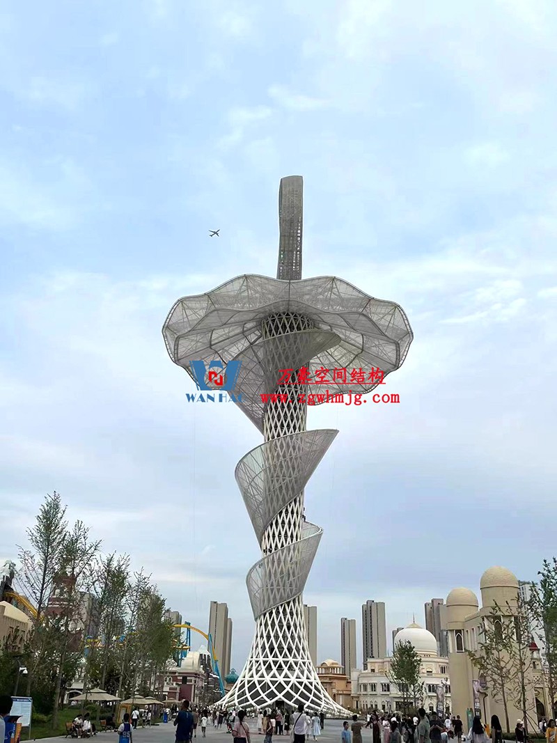 西安絲路塔ETFE膜結構項目順利完工