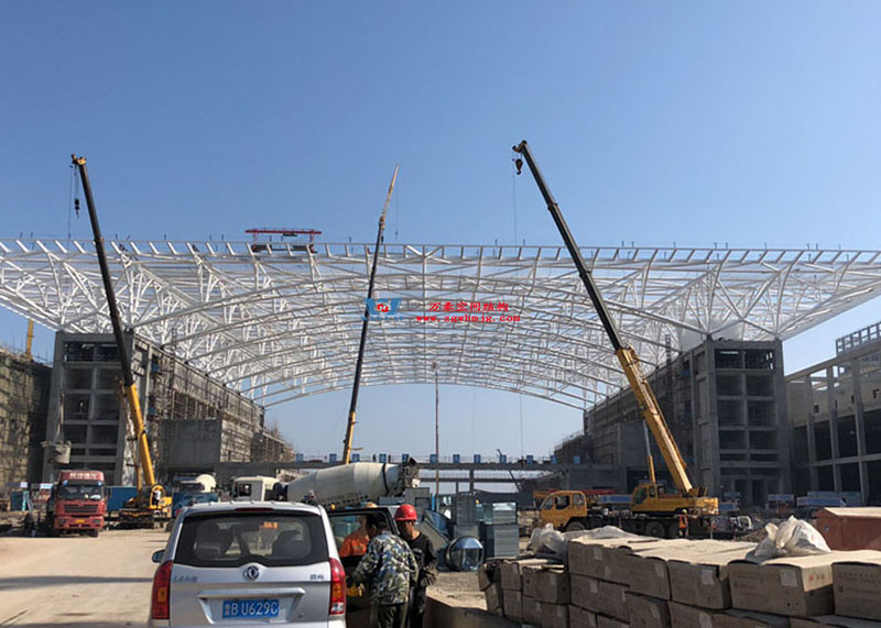 紅島國(guó)際會(huì)議中心異型鋼結(jié)構(gòu)項(xiàng)目 紅島國(guó)際會(huì)議中心異型鋼結(jié)構(gòu)項(xiàng)目