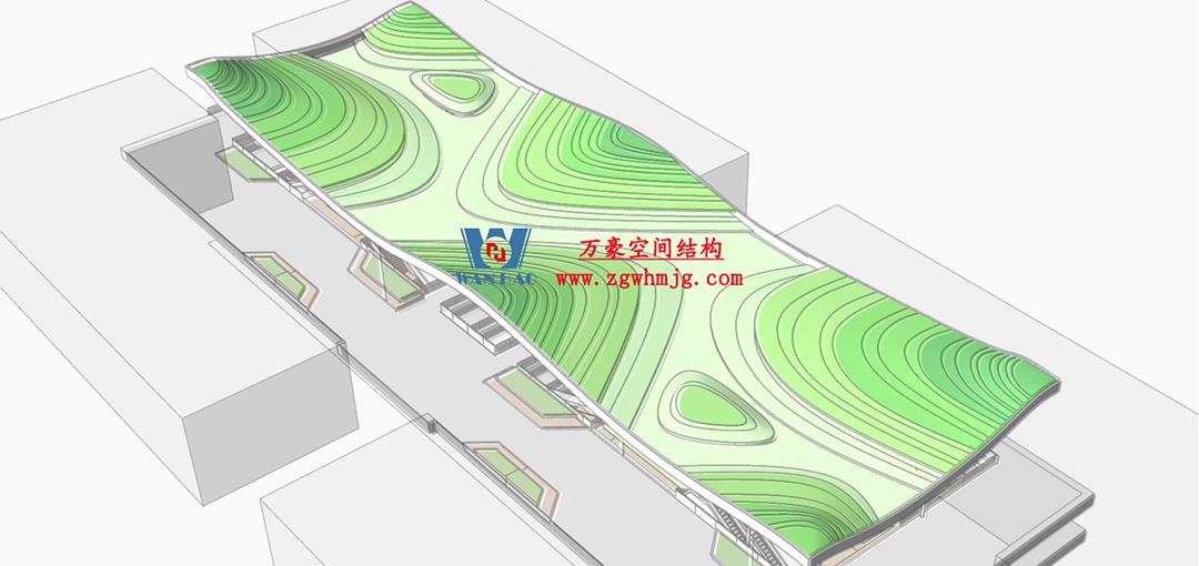 案例欣賞/復雜鋼膜結構建筑/杭州博多森谷ETFE氣枕連廊天幕項目 案例欣賞/復雜鋼膜結構建筑/杭州博多森谷ETFE氣枕連廊天幕項目