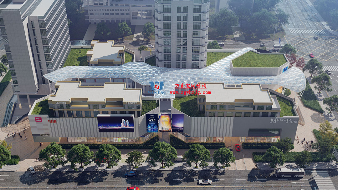 賦含夢(mèng)幻色彩的商業(yè)街膜結(jié)構(gòu)天幕，即將閃亮登場(chǎng)！