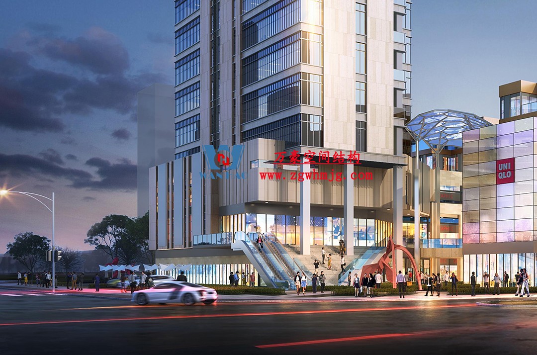 賦含夢(mèng)幻色彩的商業(yè)街膜結(jié)構(gòu)天幕，即將閃亮登場(chǎng)！