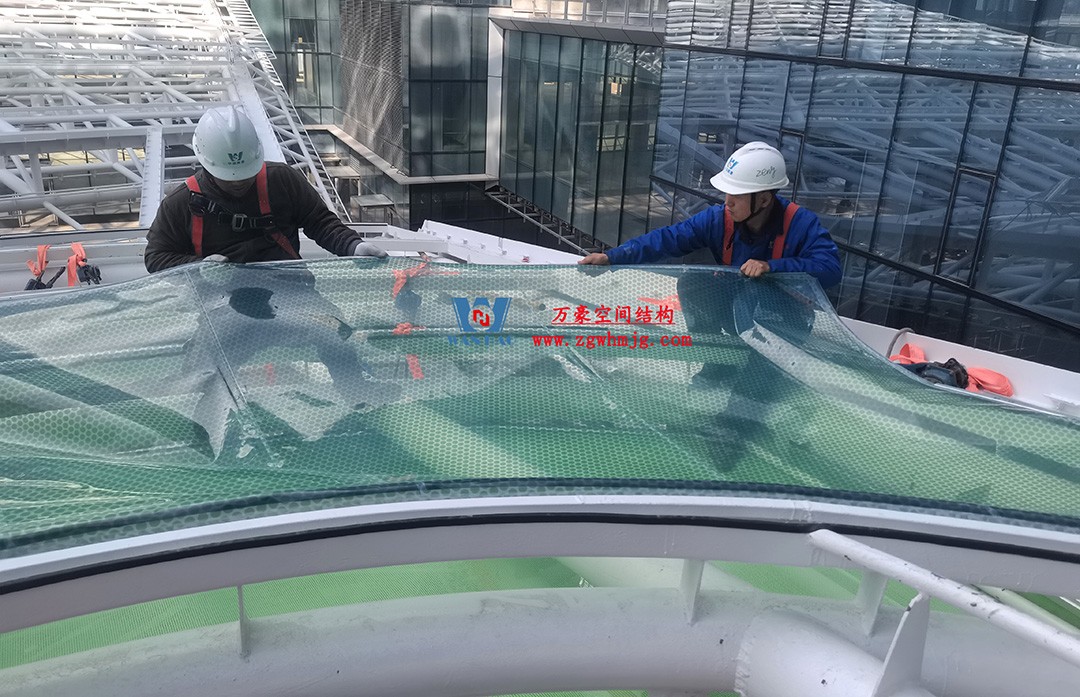 萬豪—杭州博多森谷ETFE氣枕連廊天幕項目迎來新進展 萬豪—杭州博多森谷ETFE氣枕連廊天幕項目迎來新進展