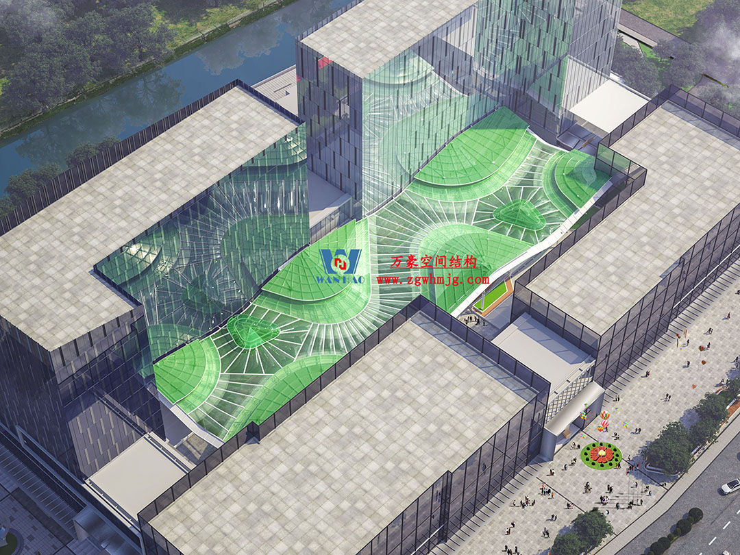 高效協(xié)作|勇于擔(dān)當(dāng)—杭州博多森谷ETFE氣枕連廊天幕項目最新施工進(jìn)展