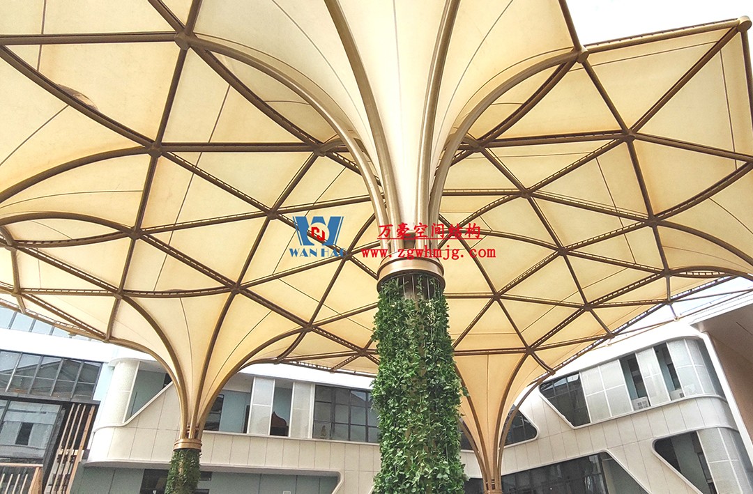 有骨骼、有皮膚的PTFE膜結(jié)構(gòu)建筑 有骨骼、有皮膚的PTFE膜結(jié)構(gòu)建筑