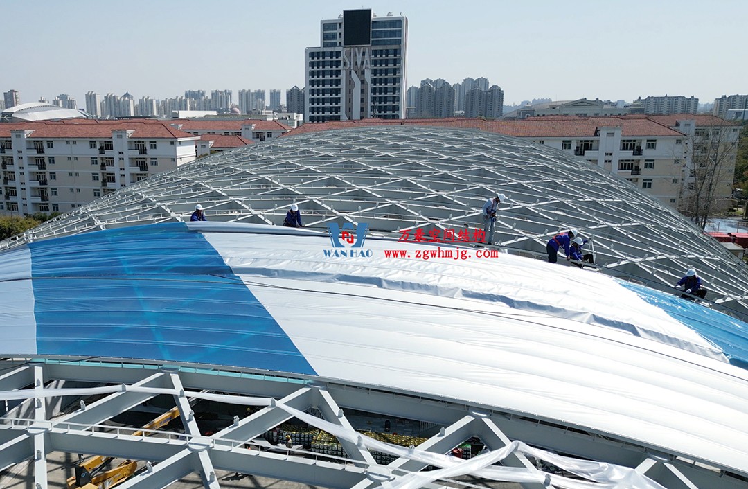 上海工程技術大學松江校區風雨操場ETFE膜結構項目 上海工程技術大學松江校區風雨操場ETFE膜結構項目