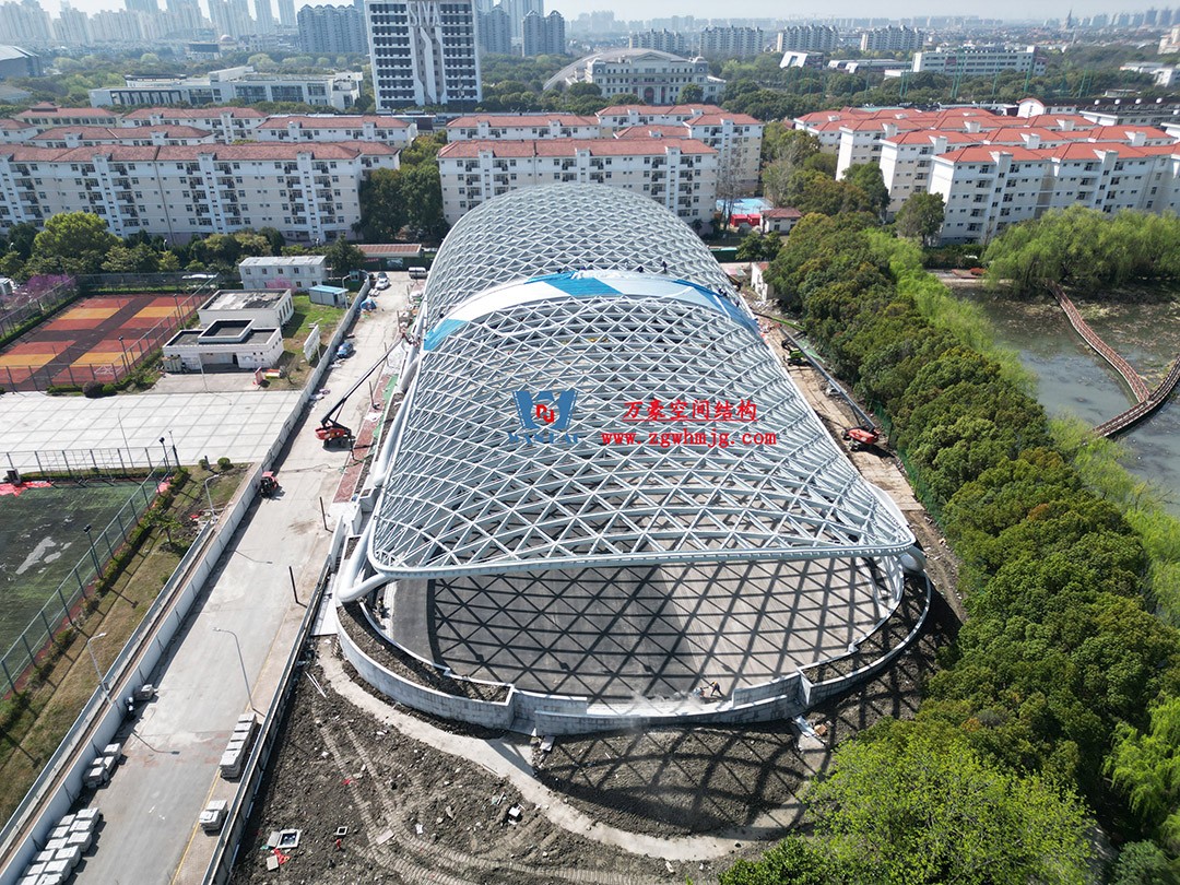 上海工程技術大學松江校區風雨操場ETFE膜結構項目 上海工程技術大學松江校區風雨操場ETFE膜結構項目
