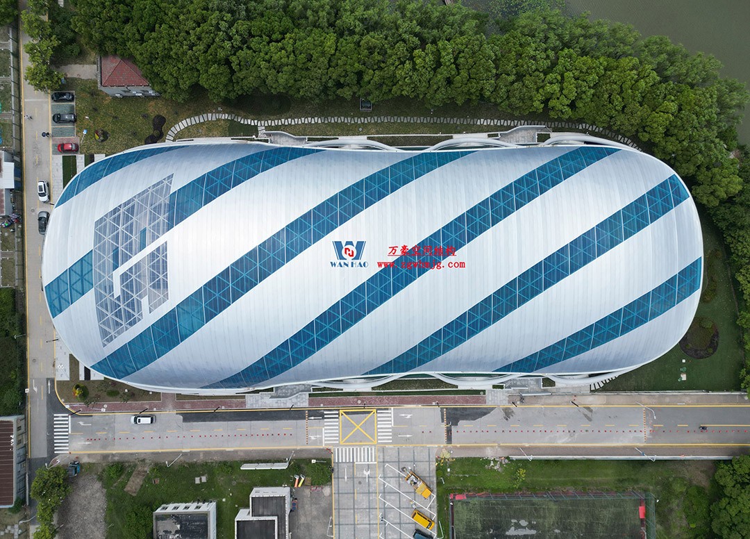 上海工程技術大學松江校區風雨操場ETFE膜結構項目 上海工程技術大學松江校區風雨操場ETFE膜結構項目