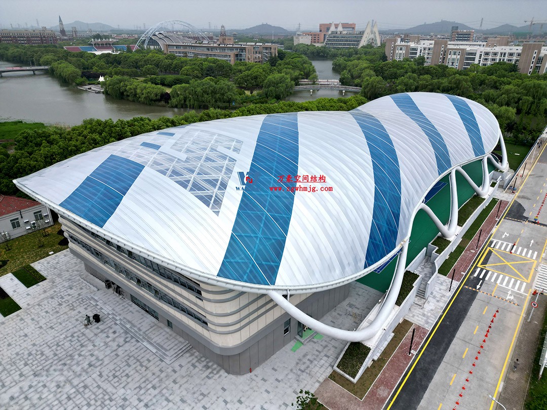 上海工程技術大學松江校區風雨操場ETFE膜結構項目 上海工程技術大學松江校區風雨操場ETFE膜結構項目