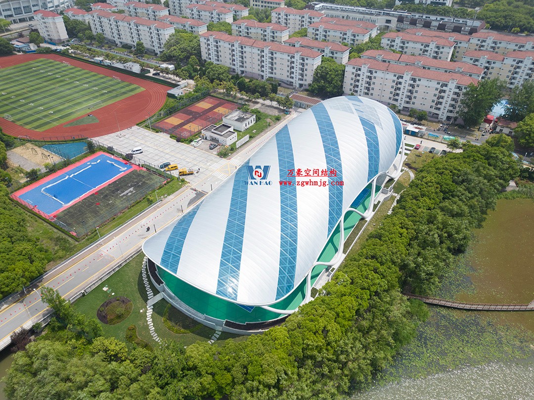 上海工程技術大學松江校區風雨操場ETFE膜結構項目 上海工程技術大學松江校區風雨操場ETFE膜結構項目
