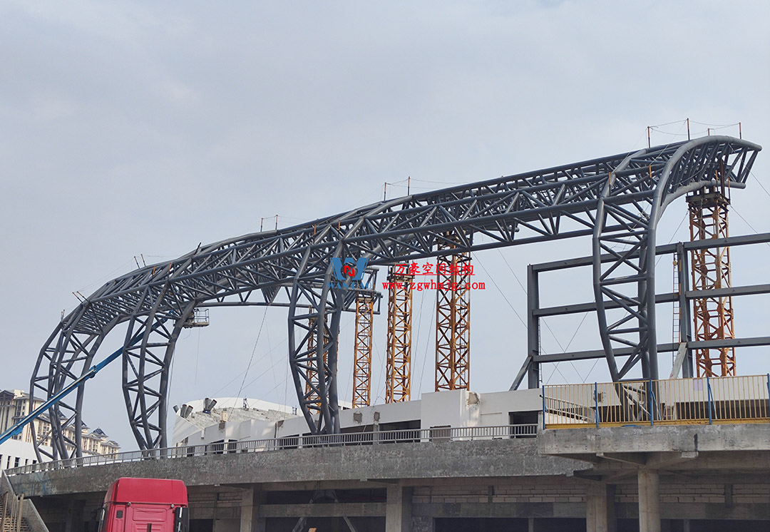 瑞麗國際文體中心建設項目體育場屋面膜結構工程