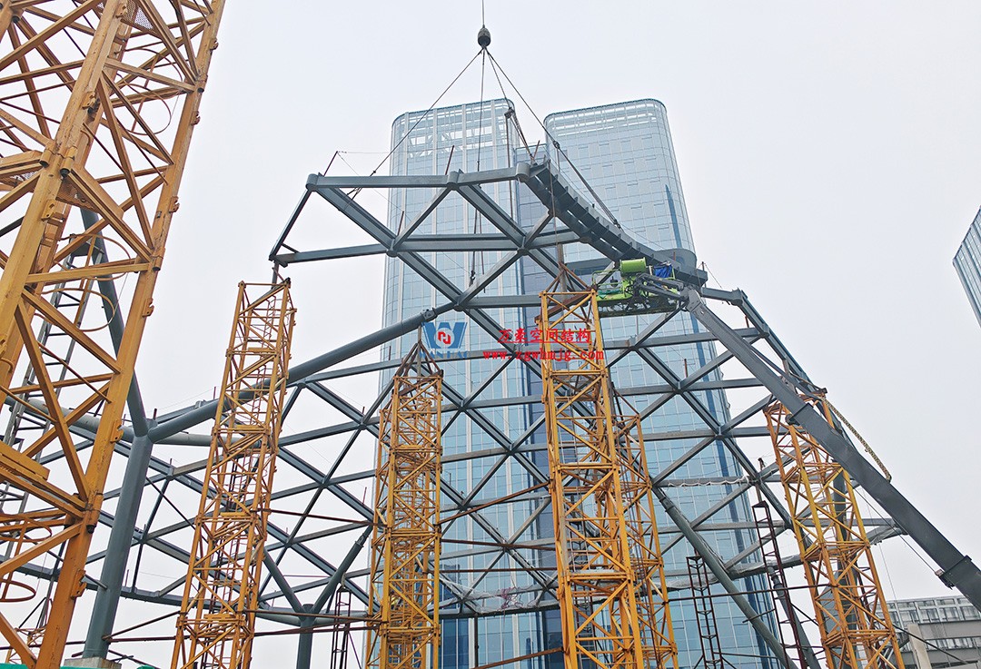 攻堅克難，全速推進|這個ETFE商業(yè)天幕迎來新進展