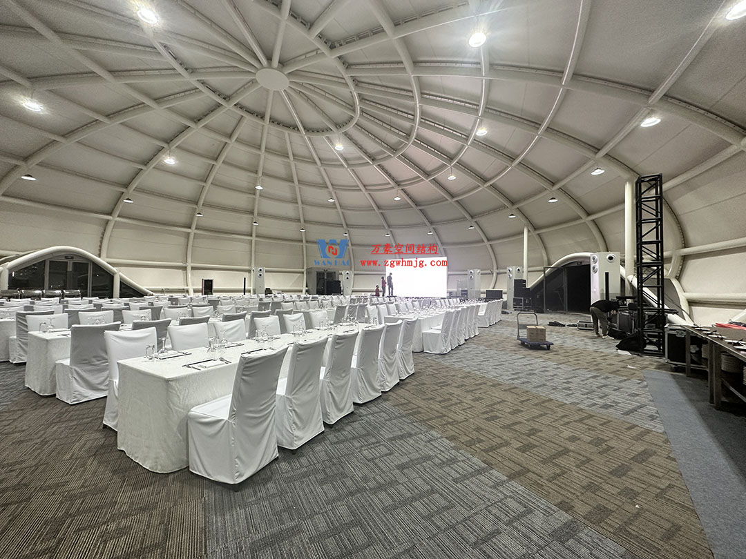 京基大梅沙酒店多功能活動廳鋼膜結構項目 京基大梅沙酒店多功能活動廳鋼膜結構項目