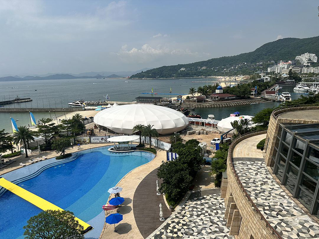 京基大梅沙酒店多功能活動廳鋼膜結構項目 京基大梅沙酒店多功能活動廳鋼膜結構項目