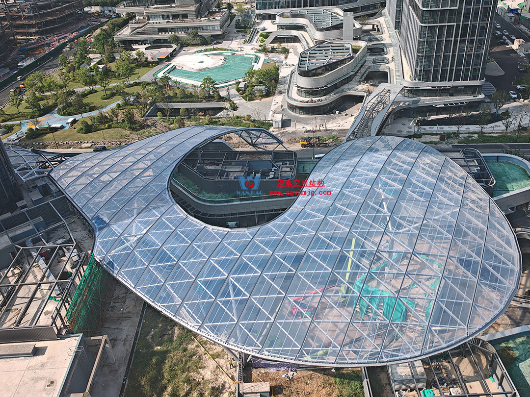 紹興華發金融活力城ETFE膜結構