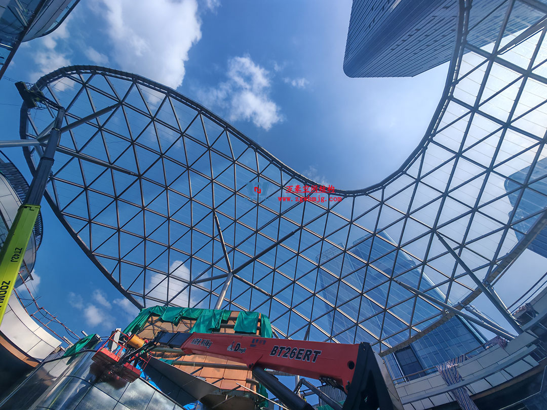 紹興華發金融活力城ETFE膜結構