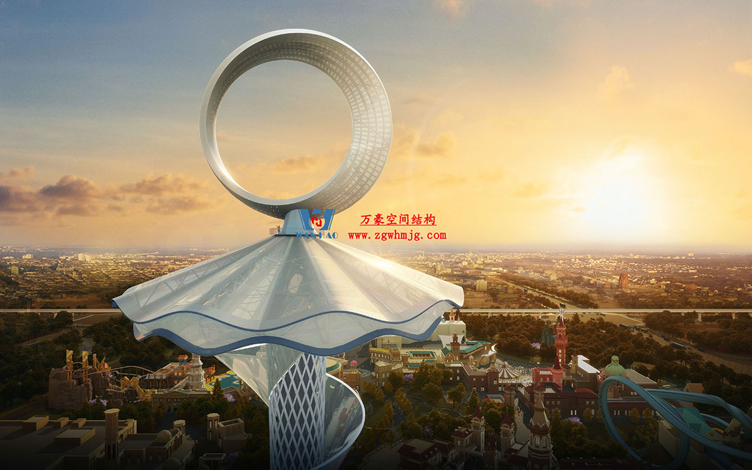 ETFE膜結構地標塔—以愛之名，點亮絲路歡樂世界