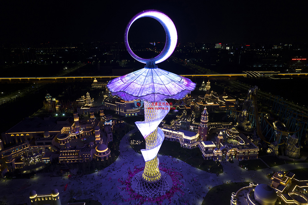 ETFE膜結構地標塔—以愛之名，點亮絲路歡樂世界