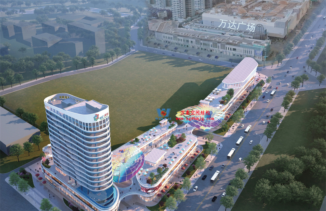 茂名總匯天街ETFE氣枕商業天幕,打造光影藝術“場景” 茂名總匯天街ETFE氣枕商業天幕,打造光影藝術“場景”