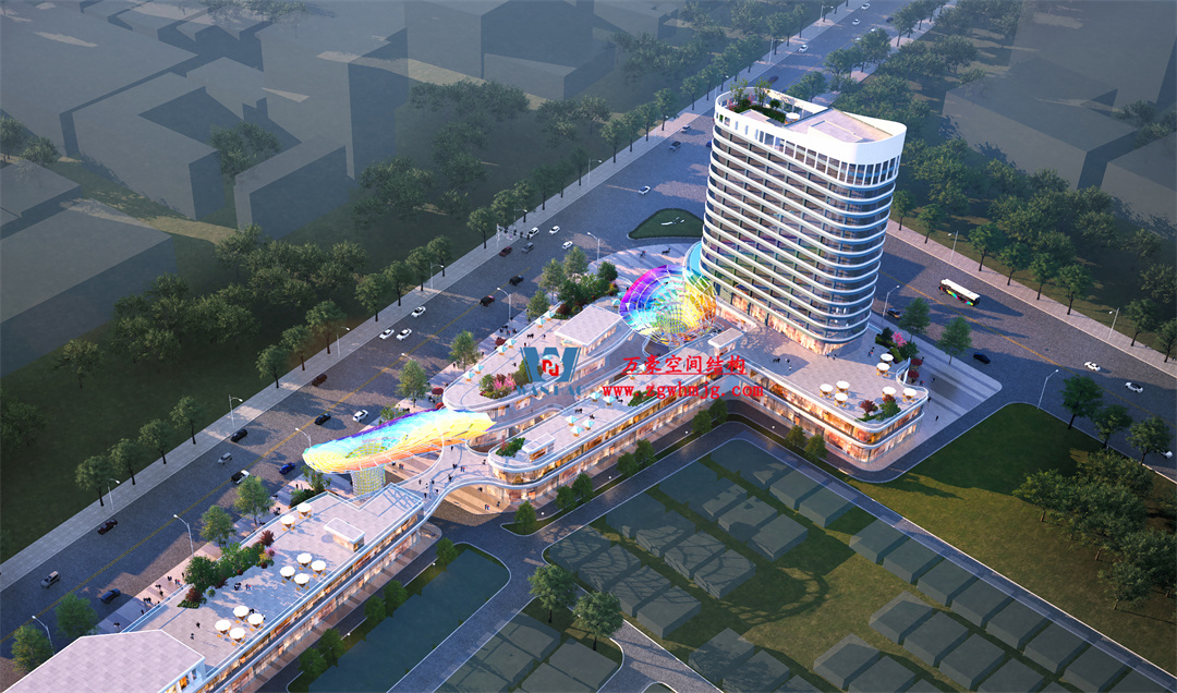 茂名總匯天街ETFE氣枕商業天幕,打造光影藝術“場景” 茂名總匯天街ETFE氣枕商業天幕,打造光影藝術“場景”