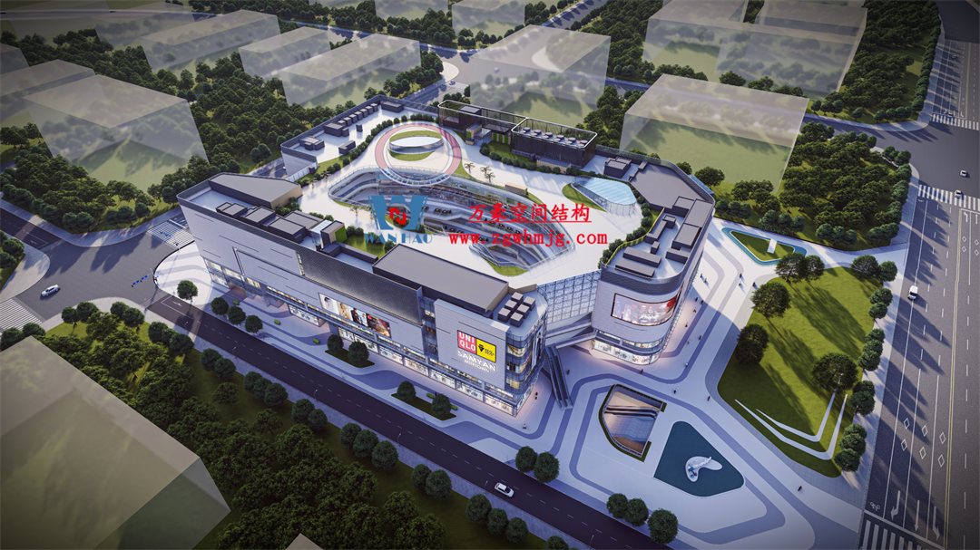 廣州從化鳳凰新天地商業街天幕項目:ETFE PTFE膜結構打造城市靈動 廣州從化鳳凰新天地商業街天幕項目:ETFE PTFE膜結構打造城市靈動