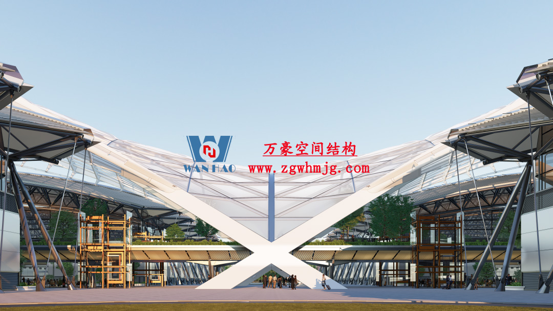 鄭州中原高鐵港數字展貿城鋼結構項目