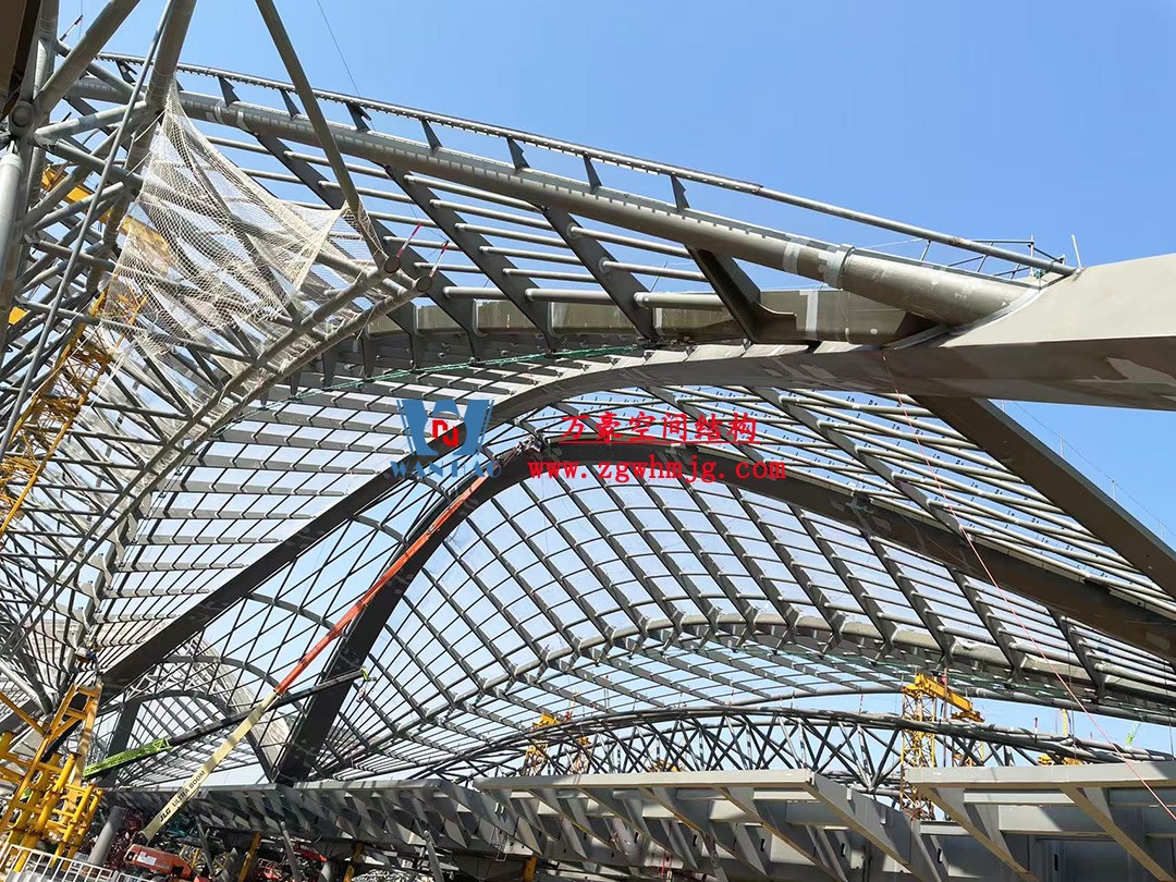 鄭州中原高鐵港數字展貿城鋼結構項目