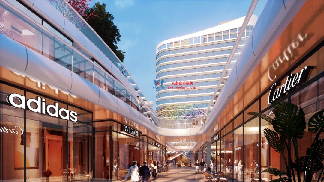 廣州茂名總匯天街商業街ETFE膜結構