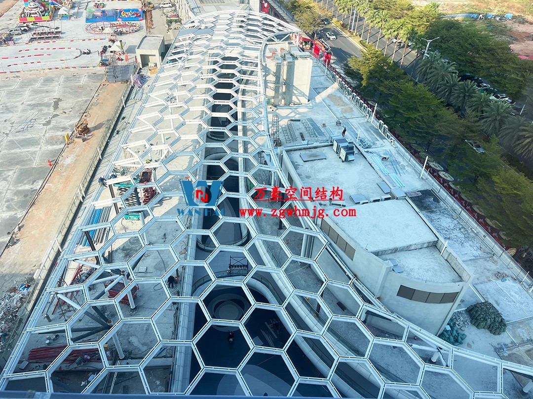 廣州茂名總匯天街商業街鋼結構工程