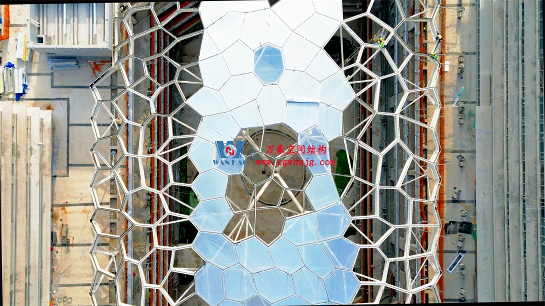 浙江萬豪空間結構集團有限公司安吉云安里項目膜結構工程進展報告 浙江萬豪空間結構集團有限公司安吉云安里項目膜結構工程進展報告