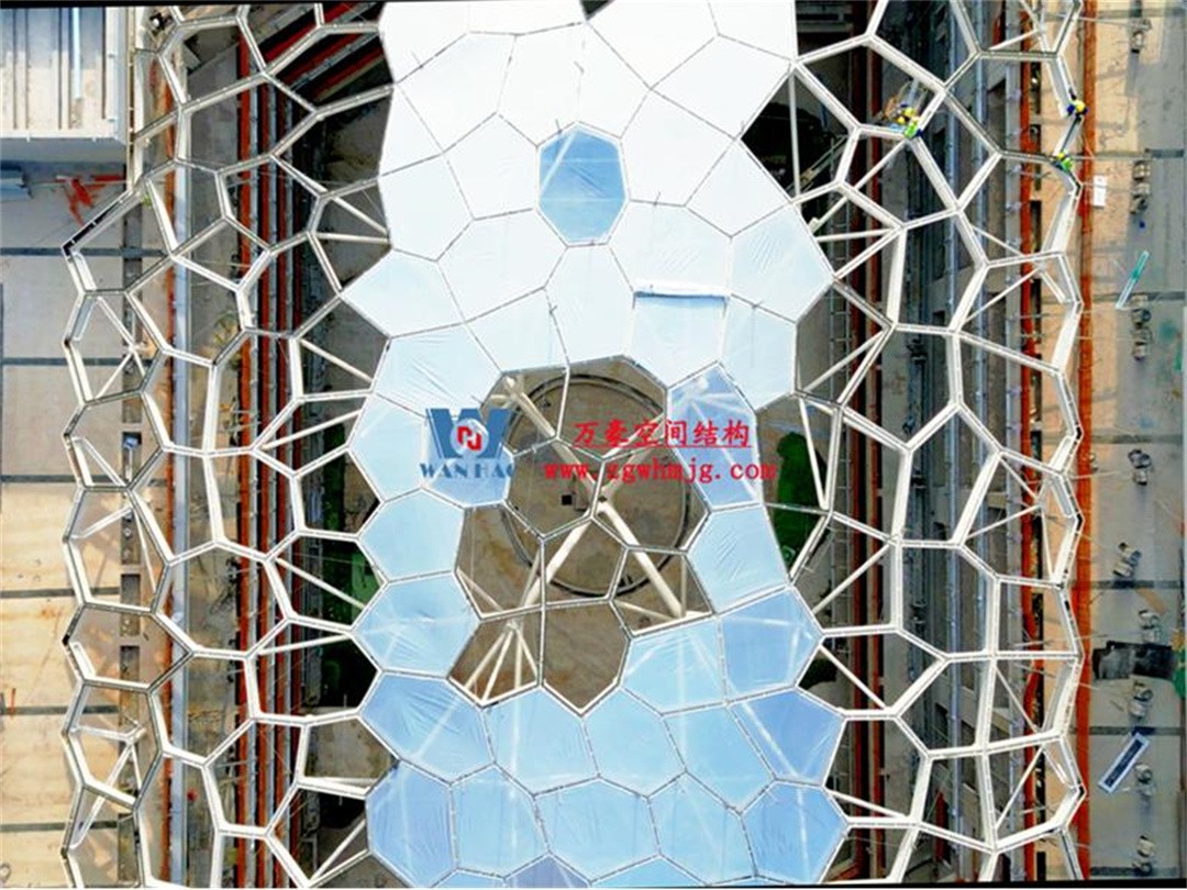 安吉縣昌碩小區地塊房產開發項目鋼結構天幕