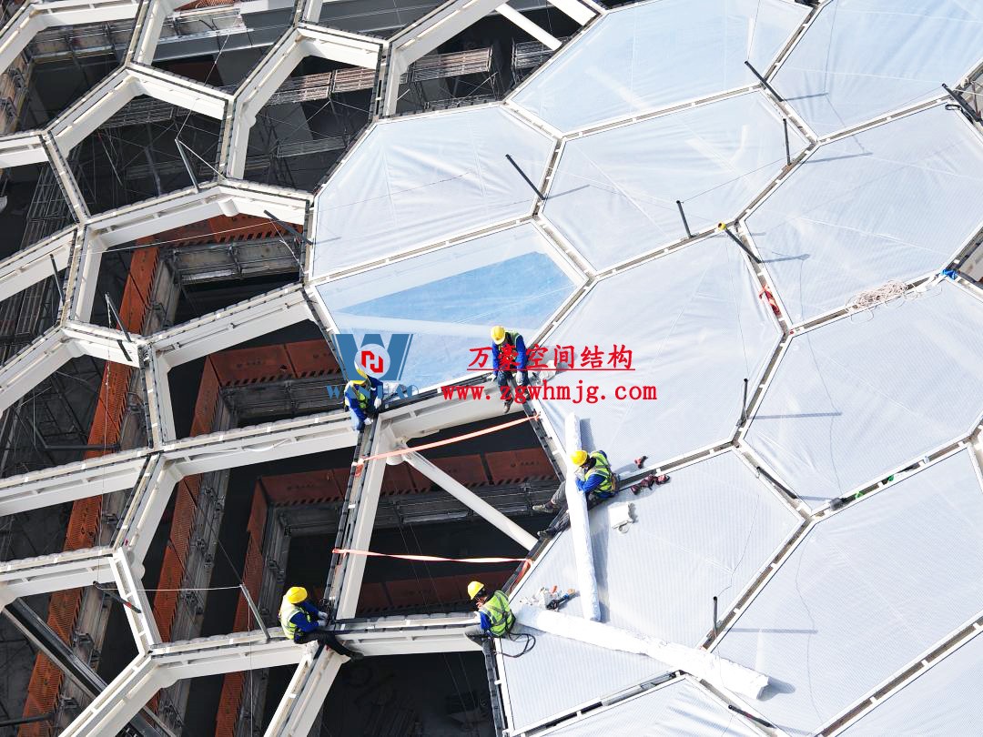 安吉縣昌碩小區地塊房產開發項目鋼結構天幕