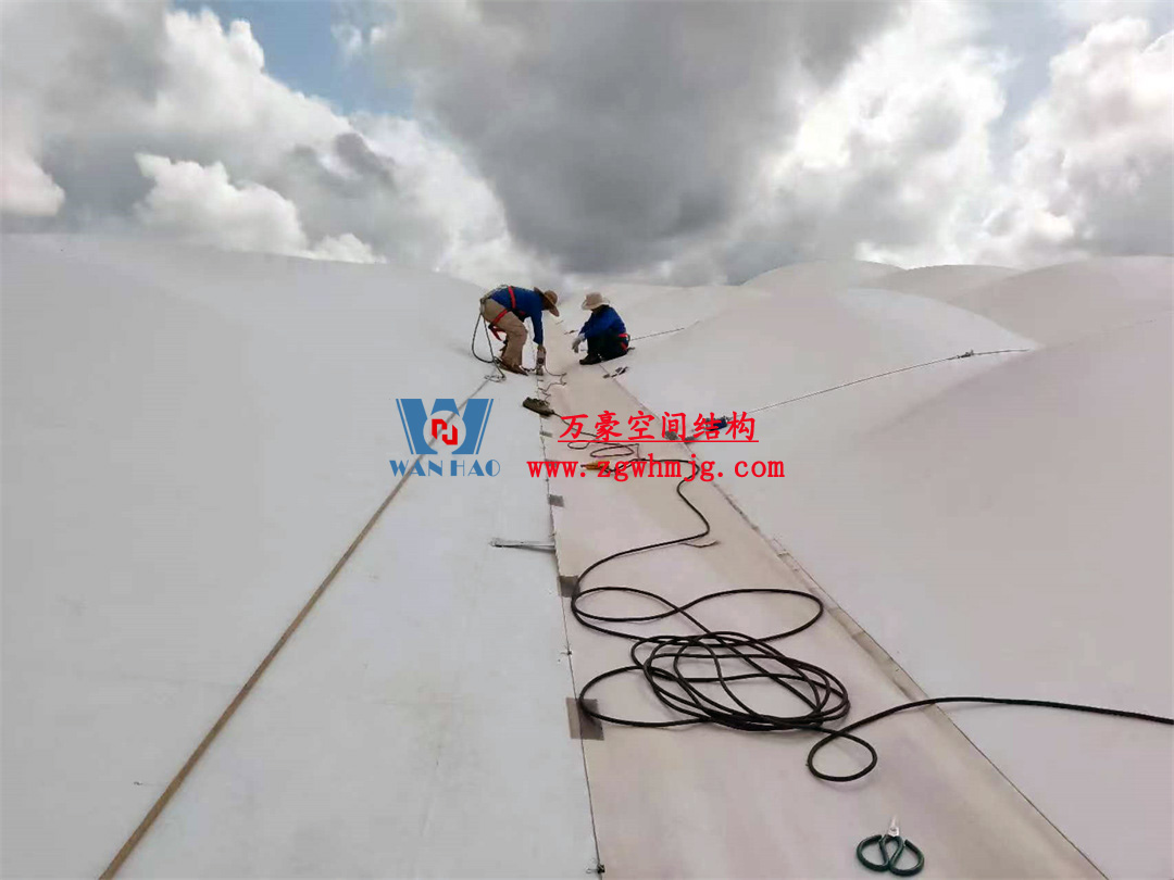 非洲杯肯尼亞體育場PTFE鋼膜結(jié)構(gòu)屋面項目